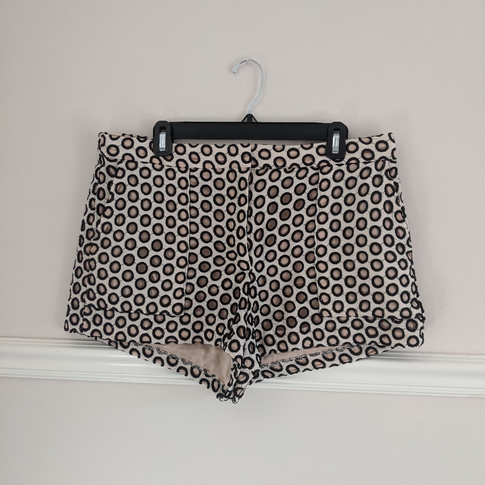 JCrew Shorts with poka-dot holes